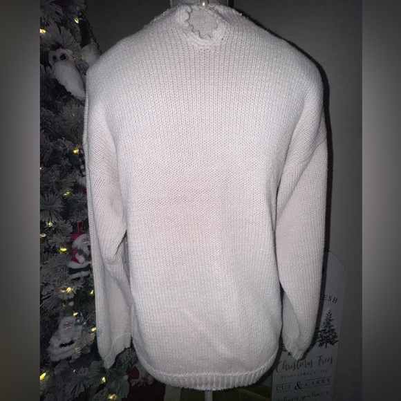 Vintage Max & Diane Floral Pastel Sweater with shoulder pads. Size S. - Picture 6 of 14